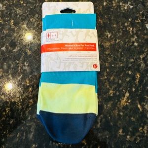 Lululemon Women’s Run for Fun Sock, O/S, New With Tags
